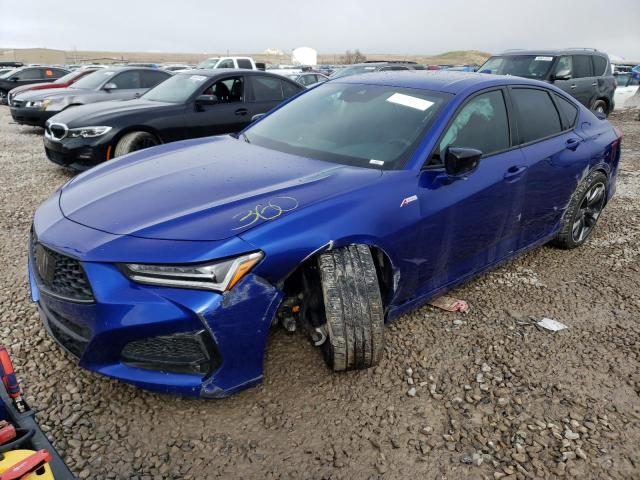 ACURA TLX TECH A 2021 with VIN 19UUB6F56MA009367 - Photo from auction