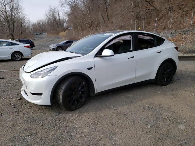 TESLA MODEL Y 2021 with VIN 5YJYGDEE8MF192298 - Photo from auction