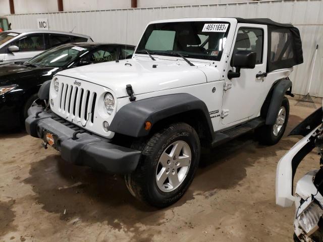 JEEP WRANGLER S 2015 with VIN 1C4AJWAG0FL608026 - Photo from auction
