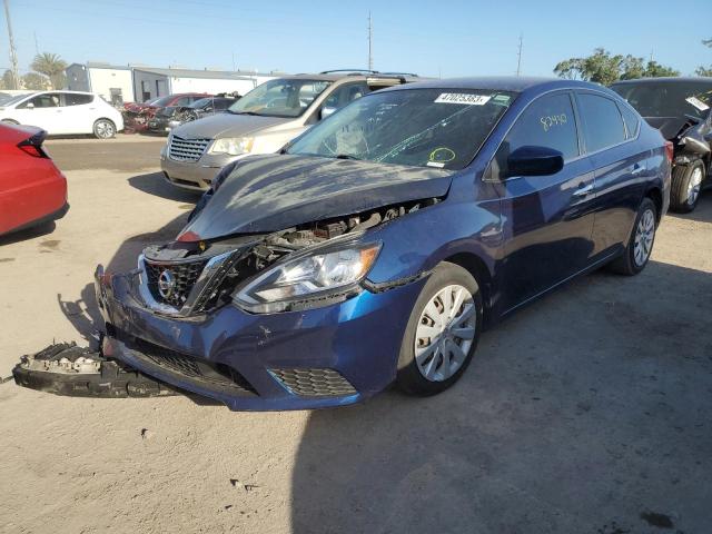 NISSAN SENTRA S 2018 with VIN 3N1AB7AP1JY267595 - Photo from auction