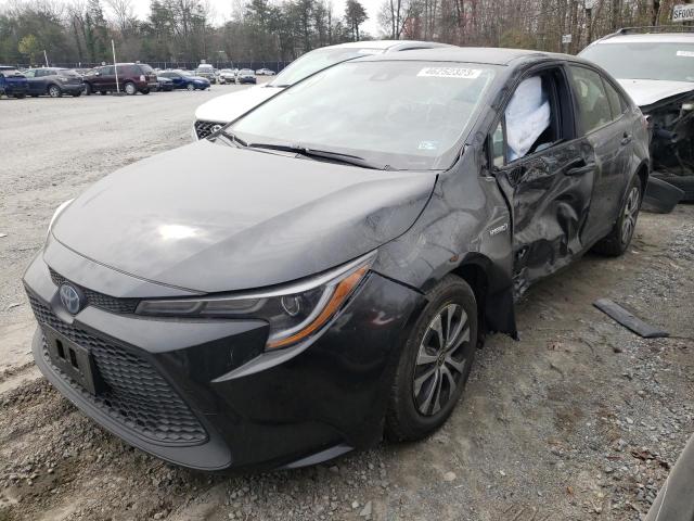 TOYOTA COROLLA LE 2021 with VIN JTDEAMDEXMJ016853 - Photo from auction