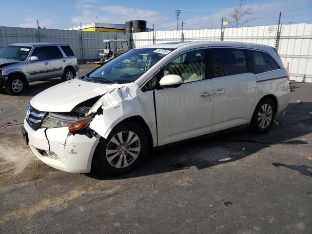 HONDA ODYSSEY EX 2015 with VIN 5FNRL5H66FB006030 - Photo from auction