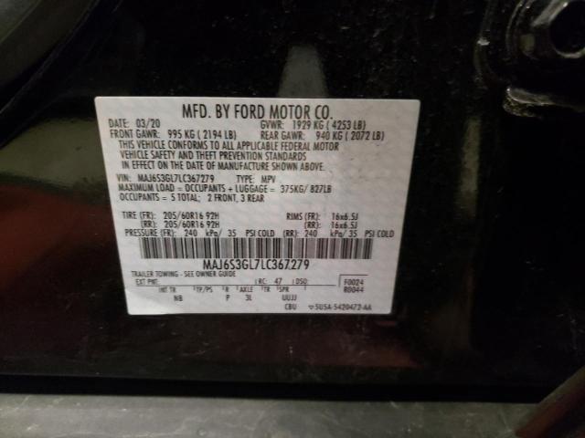 Photo 14 from auction – 2020 FORD ECOSPORT S with VIN MAJ6S3GL7LC367279
