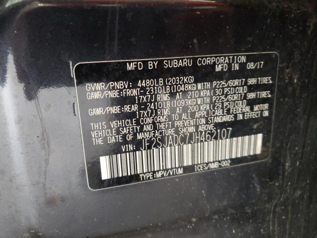 Photo 14 from auction – 2018 SUBARU FORESTER 2 with VIN JF2SJADC7JH462107