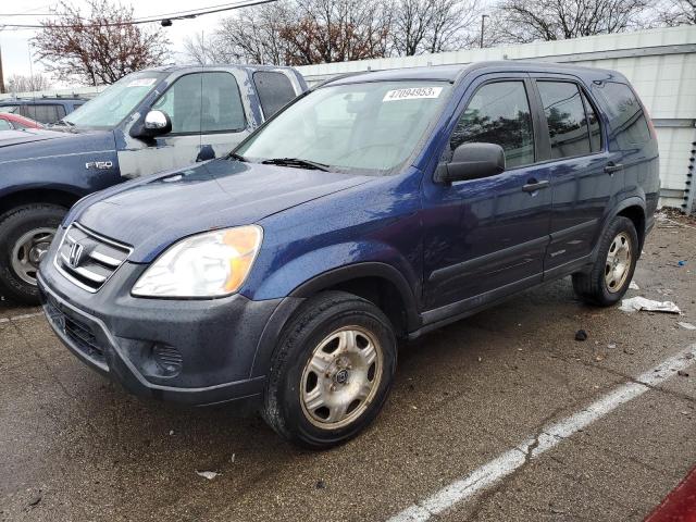 HONDA CR-V LX 2005 with VIN JHLRD78595C039683 - Photo from auction