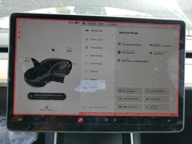 Photo 9 from auction – 2018 TESLA MODEL 3 with VIN 5YJ3E1EAXJF036125