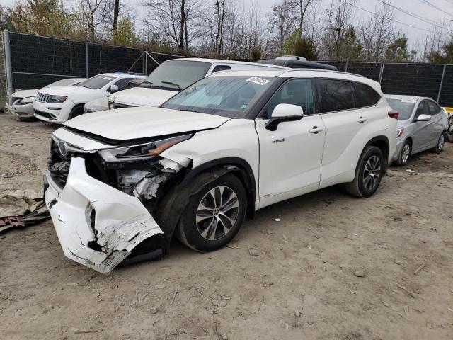 TOYOTA HIGHLANDER 2021 with VIN 5TDGBRCH9MS525608 - Photo from auction