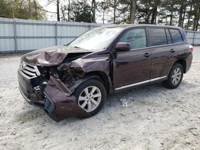 TOYOTA HIGHLANDER 2012 with VIN 5TDBK3EHXCS138343 - Photo from auction