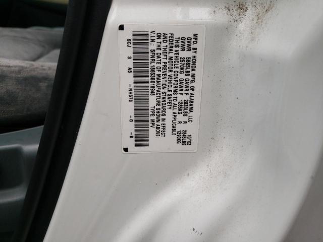 Photo 14 from auction – 2003 HONDA ODYSSEY EX with VIN 5FNRL18653B018948