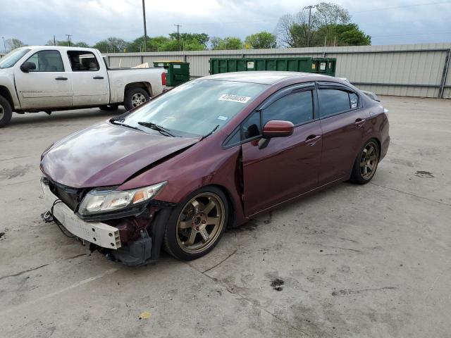 HONDA CIVIC LX 2014 with VIN 2HGFB2F50EH506368 - Photo from auction