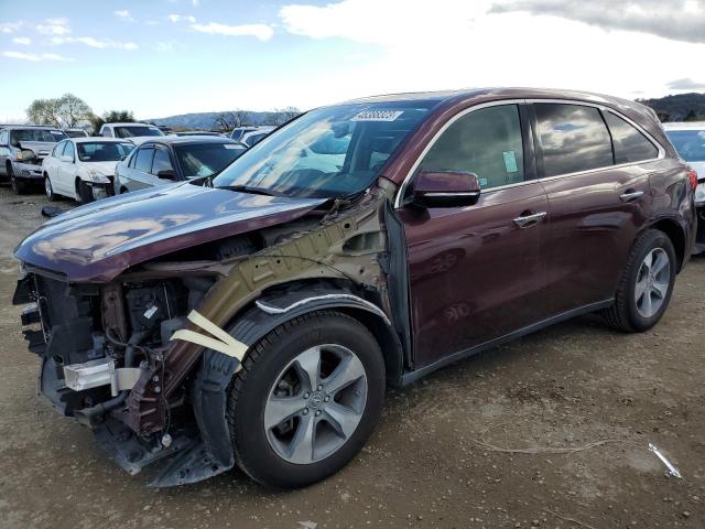 ACURA MDX 2016 con VIN 5FRYD4H29GB054010 - Foto de la subasta