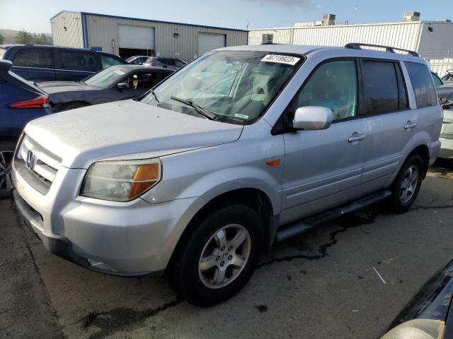 HONDA PILOT EX 2006 with VIN 2HKYF18456H530944 - Photo from auction