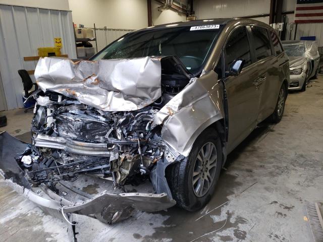 HONDA ODYSSEY EX 2012 with VIN 5FNRL5H63CB078928 - Photo from auction