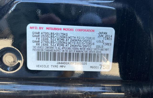 Foto 10 de la subasta – 2015 MITSUBISHI OUTLANDER con VIN JA4AD2A35FZ002225
