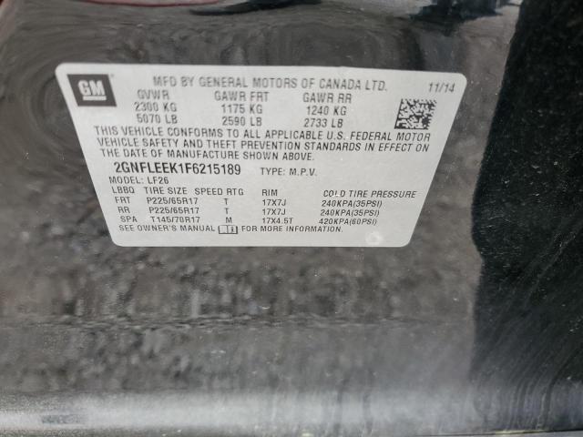 Photo 14 from auction – 2015 CHEVROLET EQUINOX LS with VIN 2GNFLEEK1F6215189
