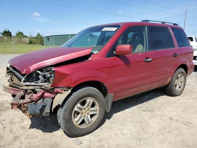 HONDA PILOT EXL 2004 with VIN 5FNYF18634B003465 - Photo from auction