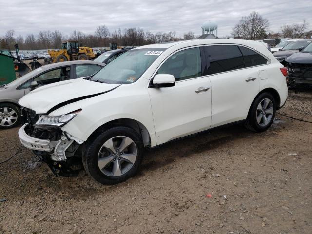 ACURA MDX 2016 with VIN 5FRYD4H24GB026082 - Photo from auction
