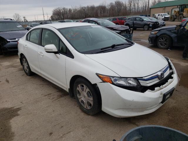 Photo 4 from auction – 2012 HONDA CIVIC HYBR with VIN JHMFB4F31CS004451