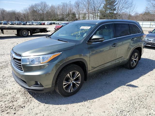 TOYOTA HIGHLANDER 2016 with VIN 5TDJKRFH4GS300812 - Photo from auction