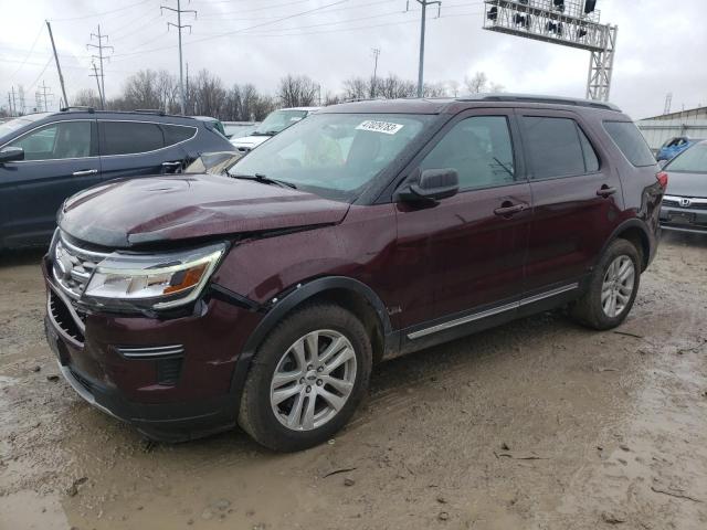 FORD EXPLORER X 2018 with VIN 1FM5K8D85JGB40936 - Photo from auction