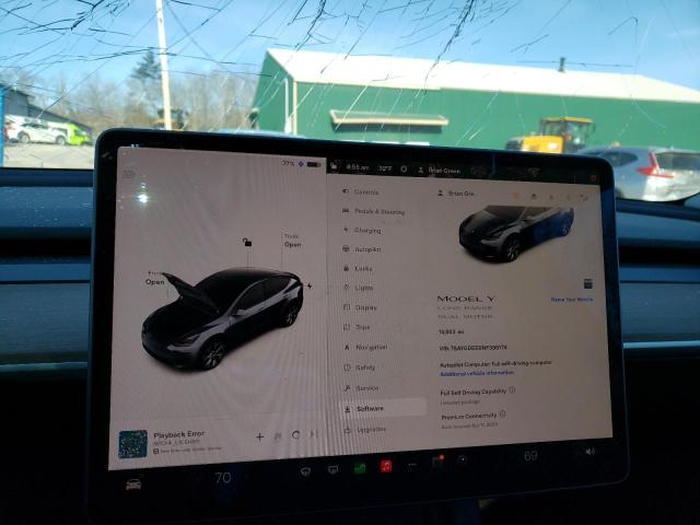 Photo 9 from auction – 2022 TESLA MODEL Y with VIN 7SAYGDEE0NF388174