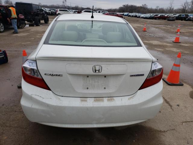 Photo 6 from auction – 2012 HONDA CIVIC HYBR with VIN JHMFB4F31CS004451