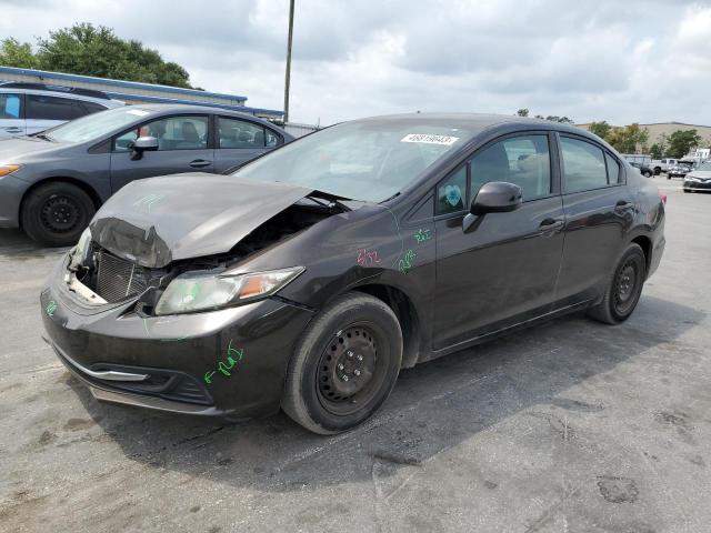 HONDA CIVIC LX 2013 with VIN 2HGFB2F50DH546979 - Photo from auction