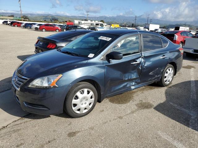 NISSAN SENTRA S 2013 with VIN 3N1AB7AP3DL657406 - Photo from auction