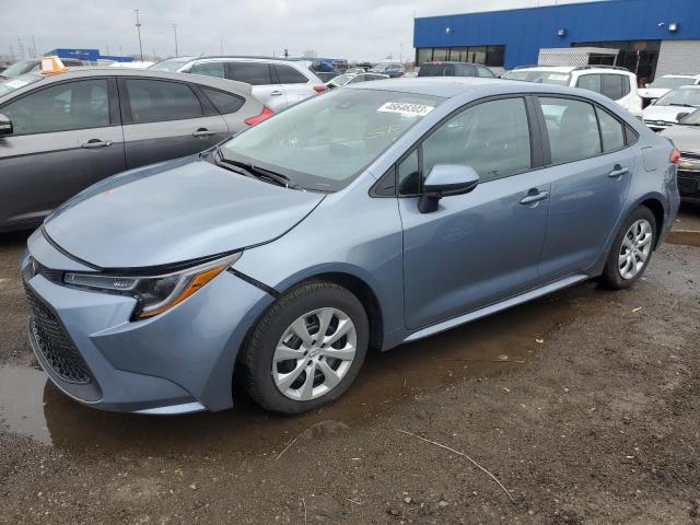 TOYOTA COROLLA LE 2022 with VIN 5YFEPMAE3NP301314 - Photo from auction