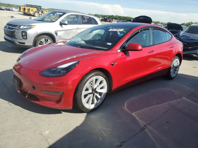 TESLA MODEL 3 2022 with VIN 5YJ3E1EB0NF187974 - Photo from auction