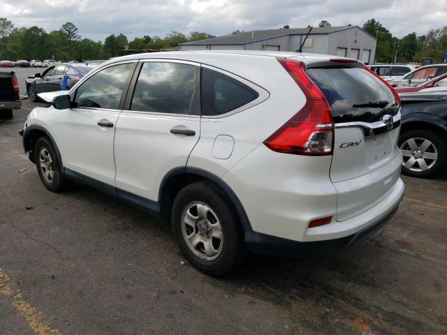 Photo 2 from auction – 2016 HONDA CR-V LX with VIN 5J6RM3H39GL022450