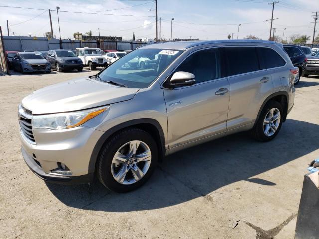 TOYOTA HIGHLANDER 2016 with VIN 5TDDCRFH6GS016060 - Photo from auction