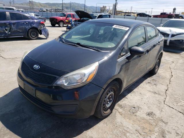 KIA RIO LX 2015 with VIN KNADM4A37F6527865 - Photo from auction