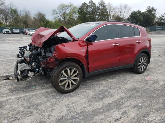 KIA SPORTAGE E 2019 with VIN KNDPNCAC0K7555504 - Photo from auction