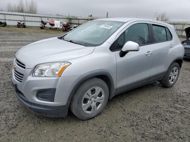 CHEVROLET TRAX LS 2015 with VIN 3GNCJKSB7FL243344 - Photo from auction
