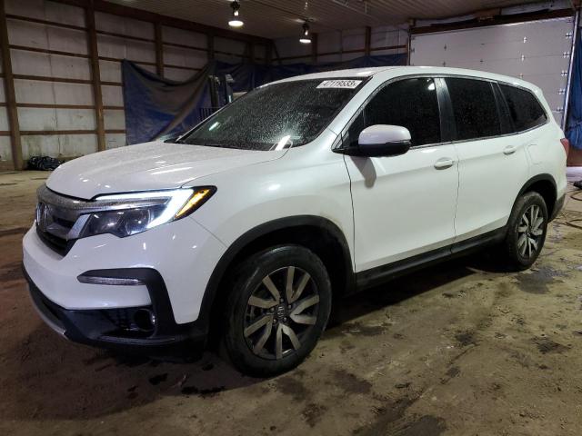 HONDA PILOT EXL 2021 with VIN 5FNYF6H51MB090450 - Photo from auction