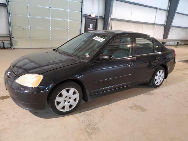 HONDA CIVIC EX 2001 with VIN 1HGES26791L024105 - Photo from auction
