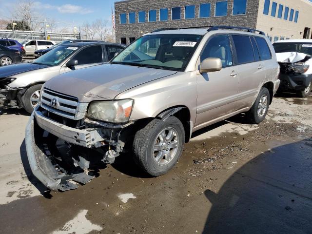 TOYOTA HIGHLANDER 2005 with VIN JTEEP21A550134140 - Photo from auction