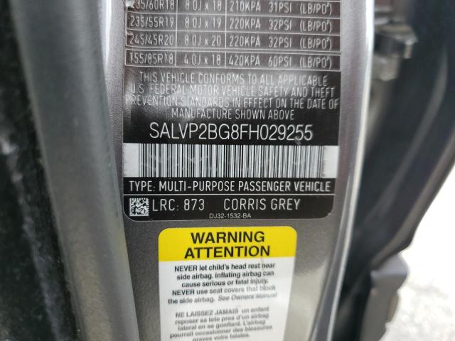 Photo 14 from auction – 2015 LAND ROVER RANGE ROVE with VIN SALVP2BG8FH029255