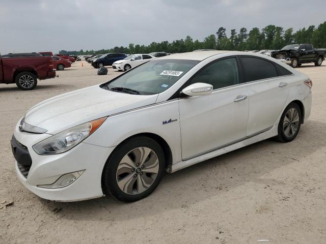 HYUNDAI SONATA HYB 2013 with VIN KMHEC4A40DA091594 - Photo from auction