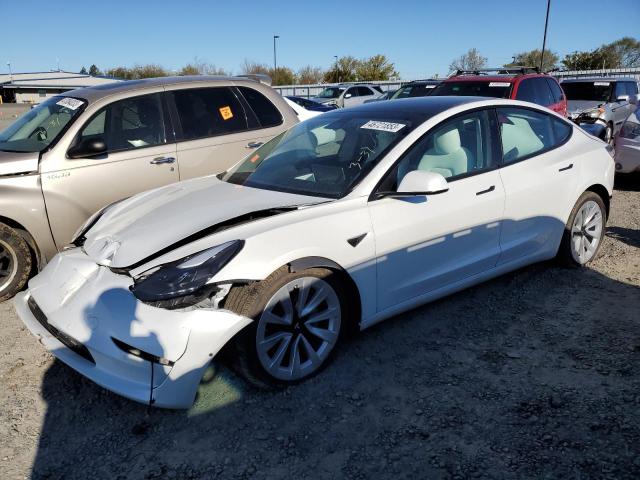 TESLA MODEL 3 2021 with VIN 5YJ3E1EA9MF874568 - Photo from auction