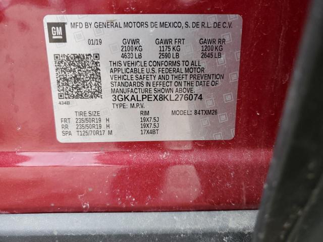 Photo 14 from auction – 2019 GMC TERRAIN SL with VIN 3GKALPEX8KL276074