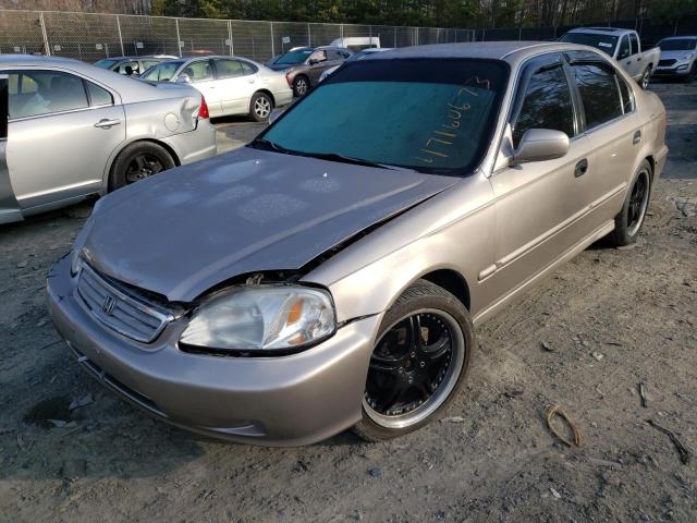 Photo 1 from auction – 2000 HONDA CIVIC LX with VIN 1HGEJ6573YL070468