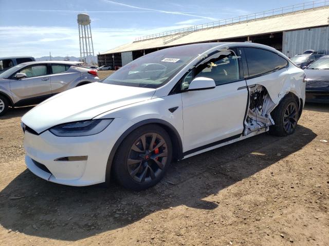 TESLA MODEL X 2022 with VIN 7SAXCBE58NF329465 - Photo from auction