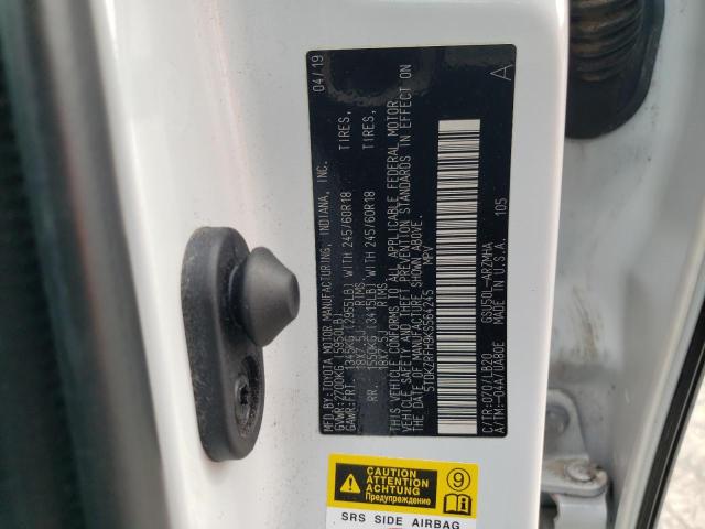Photo 14 from auction – 2019 TOYOTA HIGHLANDER with VIN 5TDKZRFH9KS564245