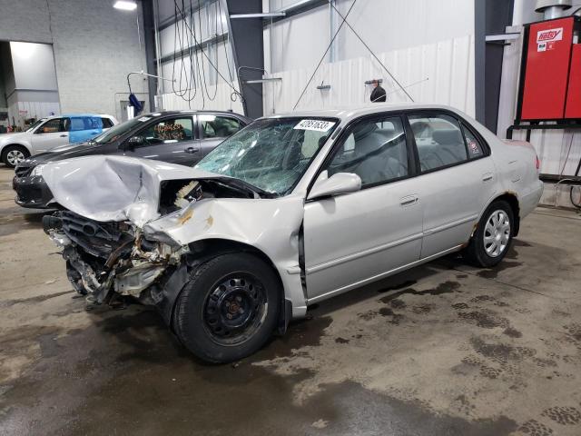 TOYOTA COROLLA CE 2002 with VIN 1NXBR12E12Z654946 - Photo from auction