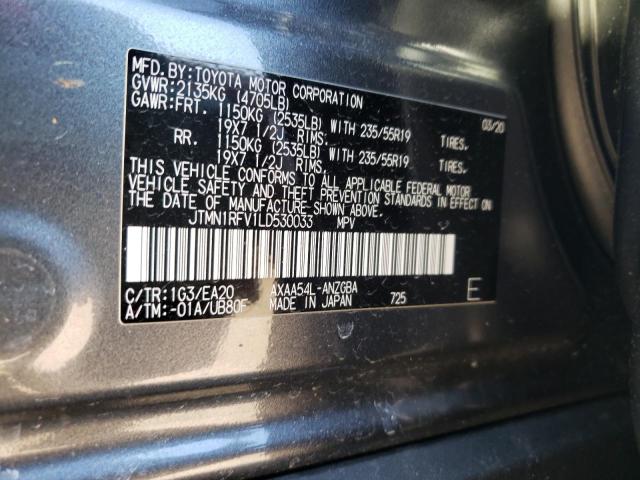 Photo 14 from auction – 2020 TOYOTA RAV4 LIMIT with VIN JTMN1RFV1LD530033