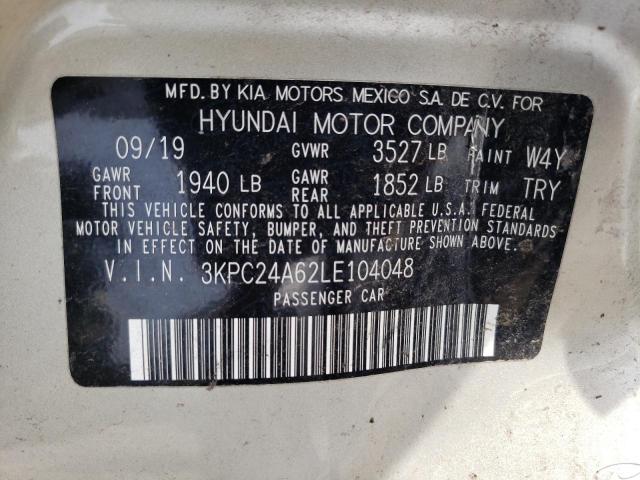 Photo 11 from auction – 2020 HYUNDAI ACCENT SE with VIN 3KPC24A62LE104048