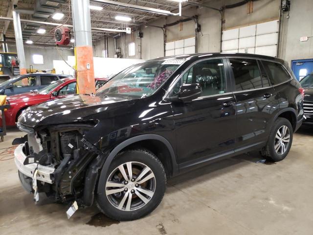 HONDA PILOT EXL 2018 with VIN 5FNYF6H55JB001832 - Photo from auction