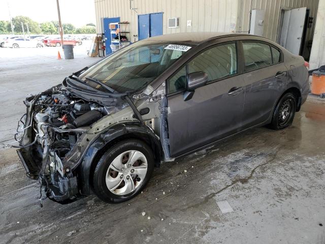 HONDA CIVIC LX 2015 with VIN 19XFB2F57FE045424 - Photo from auction